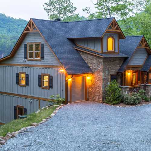 This home overlooking Bear Lake showcases timeless craftsman style.